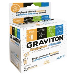 Gravitón Magnesio Y Potasio Polvo Efervescente X 20 Sobres