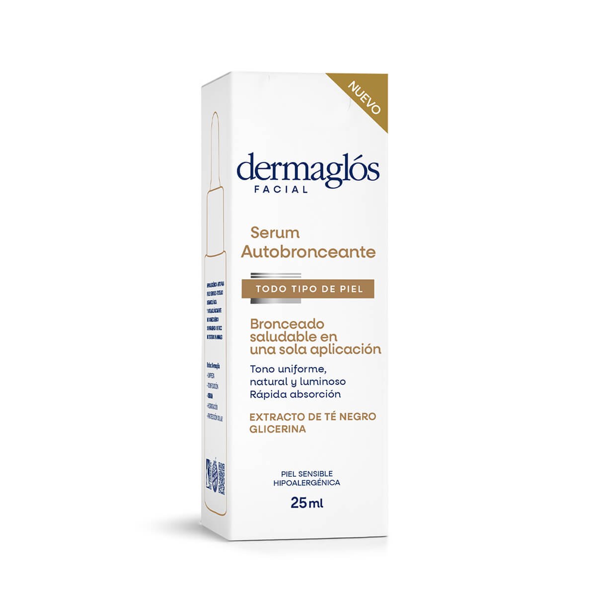 Serum Autobronceante Dermaglós Facial 25 ml - Imagen 3