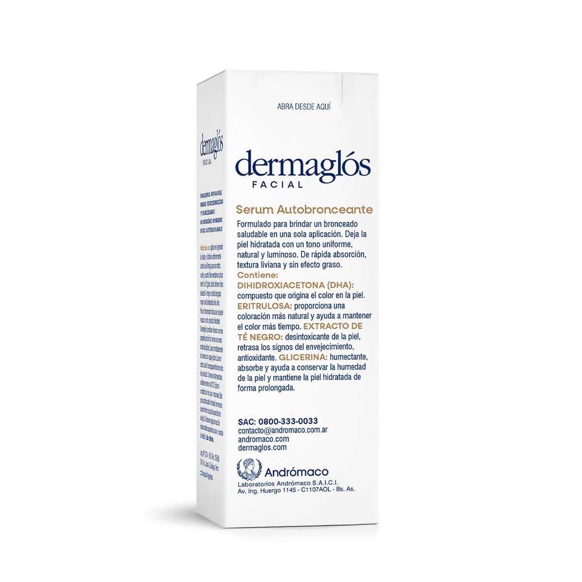 Serum Autobronceante Dermaglós Facial 25 ml - Imagen 4
