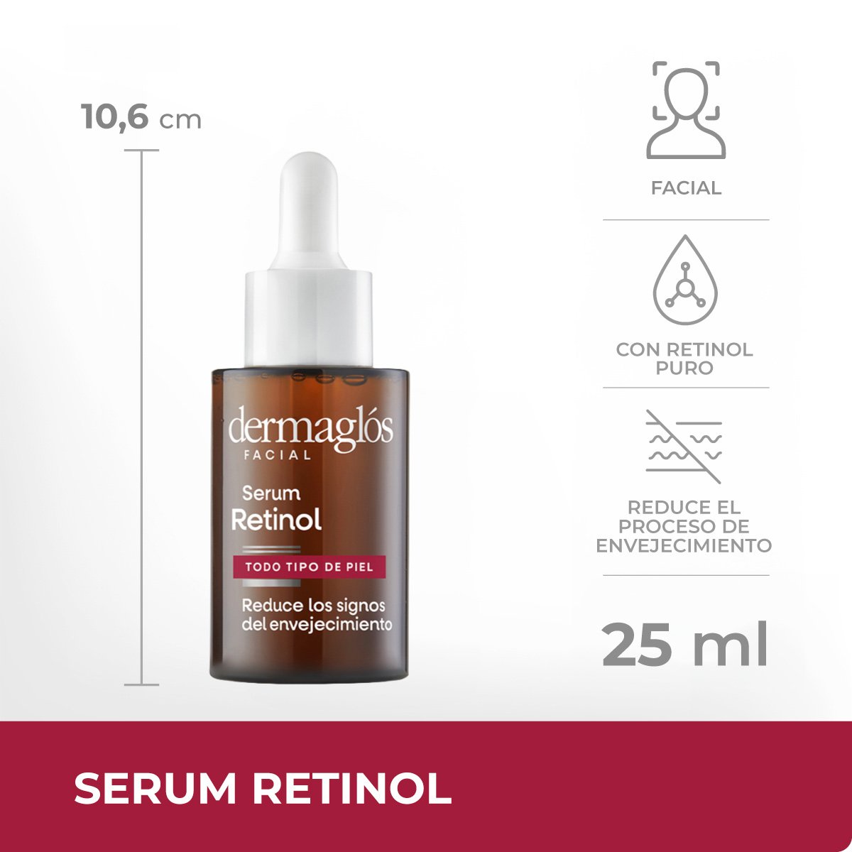 Serum Retinol Dermaglós Facial 25 ml - Imagen 13