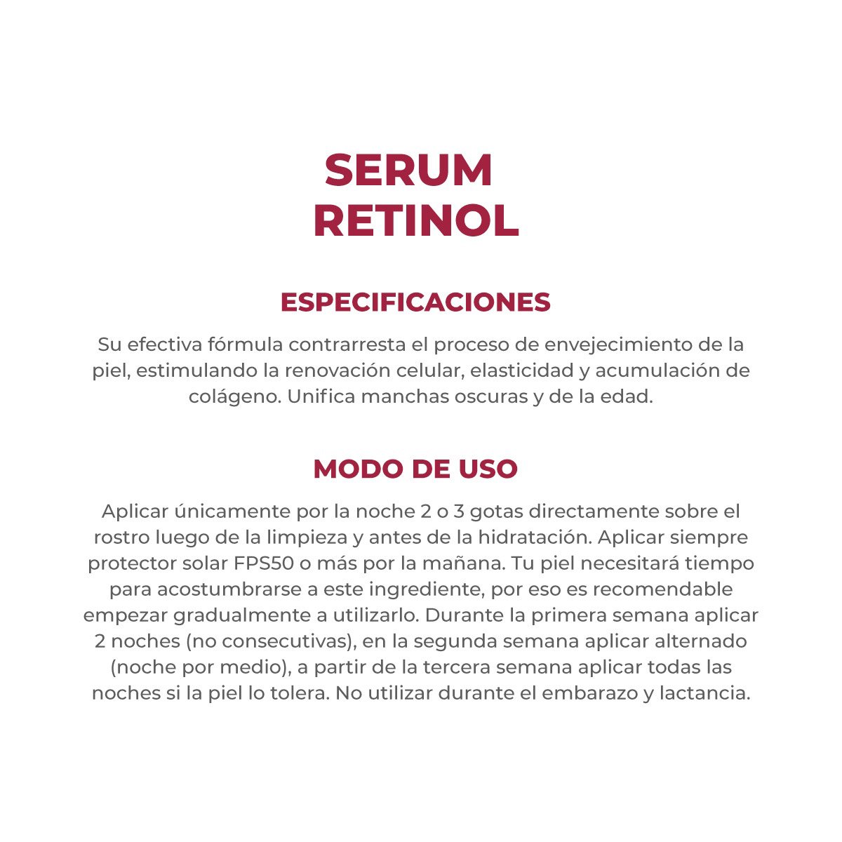 Serum Retinol Dermaglós Facial 25 ml - Imagen 5