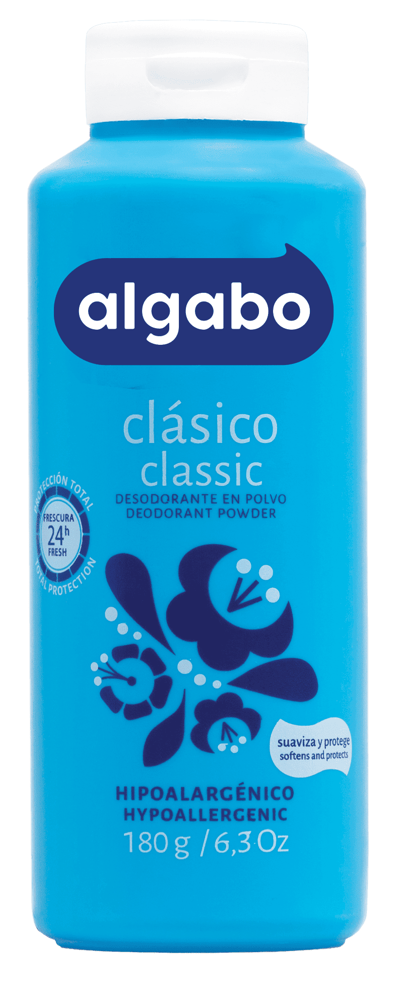 Talco Desodorante Clásico 180gr. / 6.35 Oz.